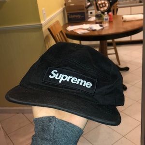 ‼️ BLACK SUPREME CAMPER HAT ‼️